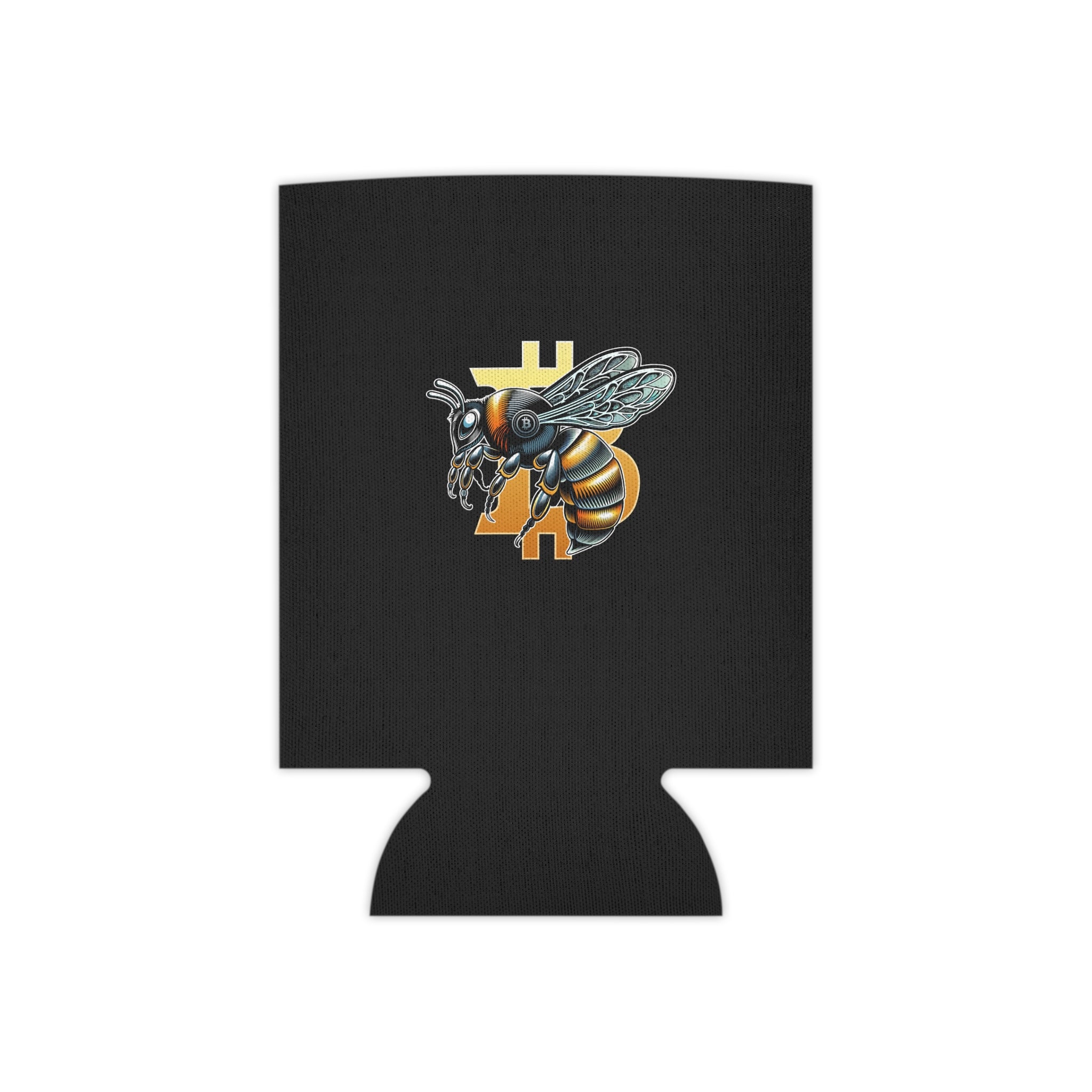 Bitcoin/Cypherhornet - Custom Logo Can Cooler | Black Insulated Foam Stubby Cooler | Crypto Gift 127