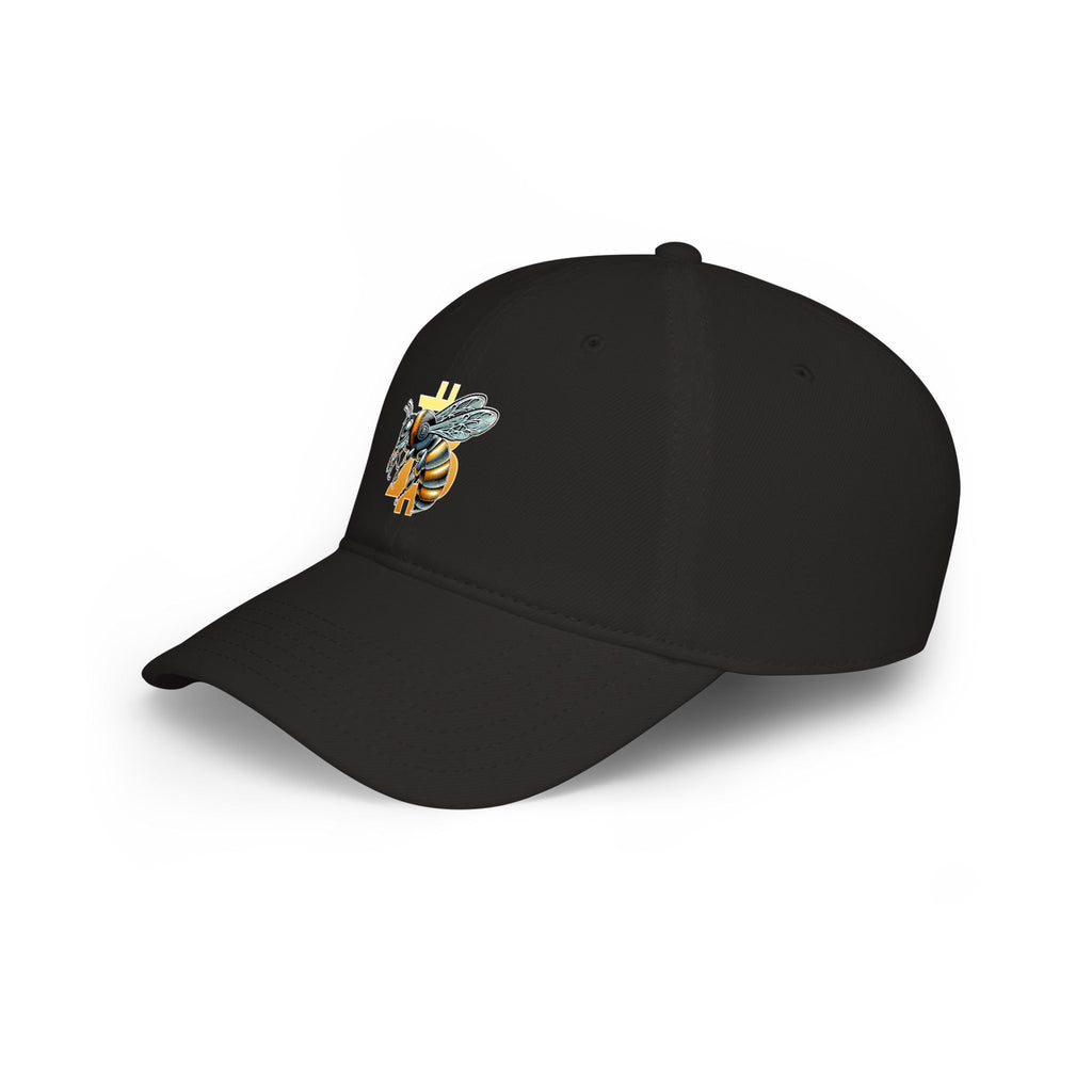 "Bitcoin/CypherHornet" | Embroidered Bold Custom Logo Cap — Everyday Modern Low Profile Baseball Hat | Crypto Gift 151