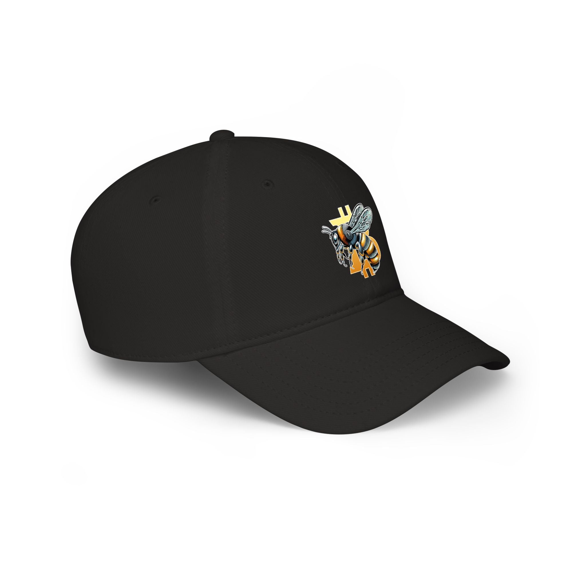 "CypherHornet-Bitcoin" Logo Cap — Modern Low Profile Baseball Hat | Crypto Gift