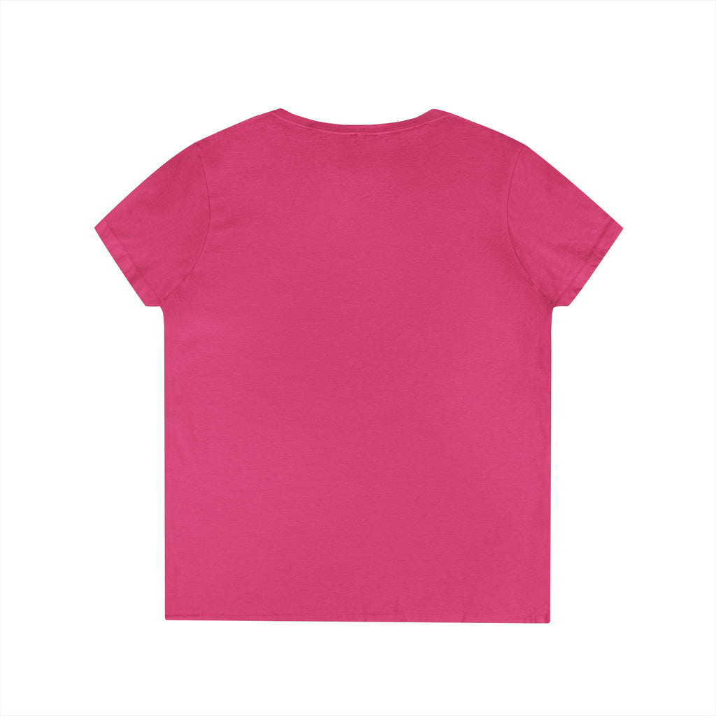 Bitcoin/Cypher Hornet - Pocket Money - Ladies V-Neck Tee - Funny Retro Text | Crypto Gift 120b