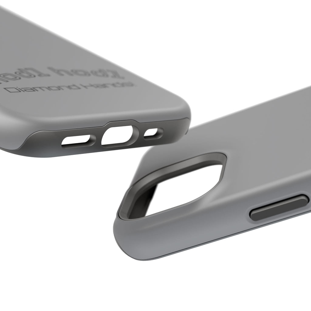 "hodl hodl Diamond Hands" Bitcoin Magnetic Impact-Resistant Phone Case