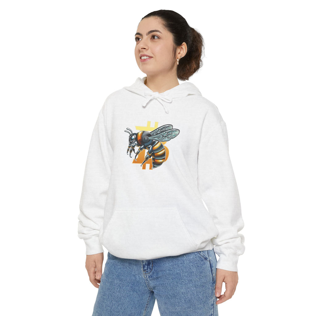 "Bitcoin/CypherHornet - Elemental Money" Bold Logo Custom Graphic Hoodie - HQ Colors Pullover |Crypto Gift 50