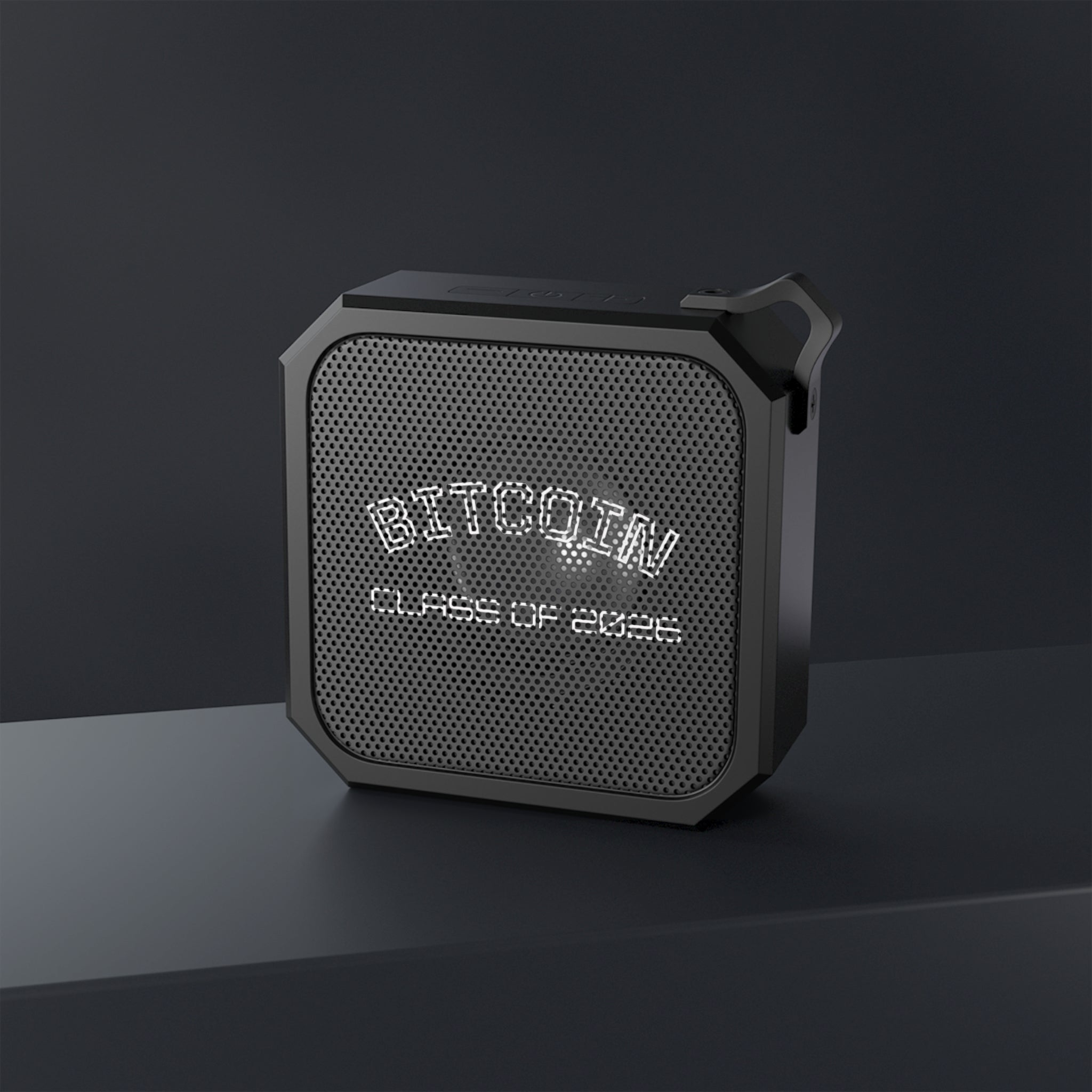 " BITCOIN CLASS OF 2026" Outdoor Bluetooth Speaker — Rugged Waterproof Portable Speaker  | Crypto Gift