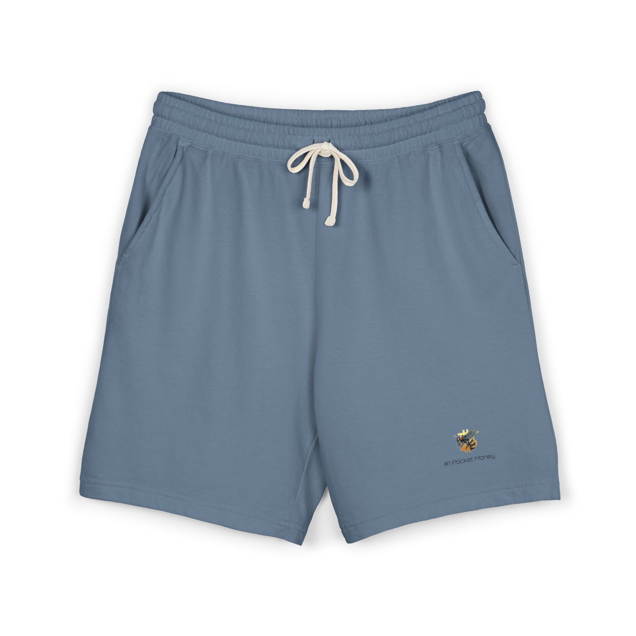 Bitcoin/CypherHornet  #1 Pocket Money - Lightweight Knock Around - Garment-Dyed - Fleece Sweat Shorts | Crypto Gift 42