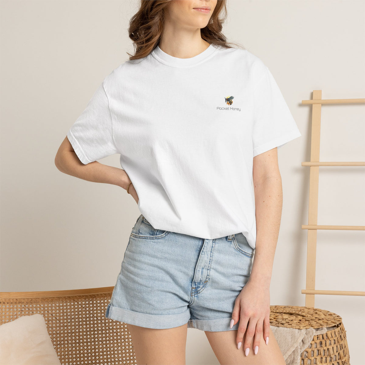 Bitcoin/CypherHornet "Pocket Money" | Comfy HQ Comfort Colors Custom Graphic T-Shirt | Crypto Gift #S100