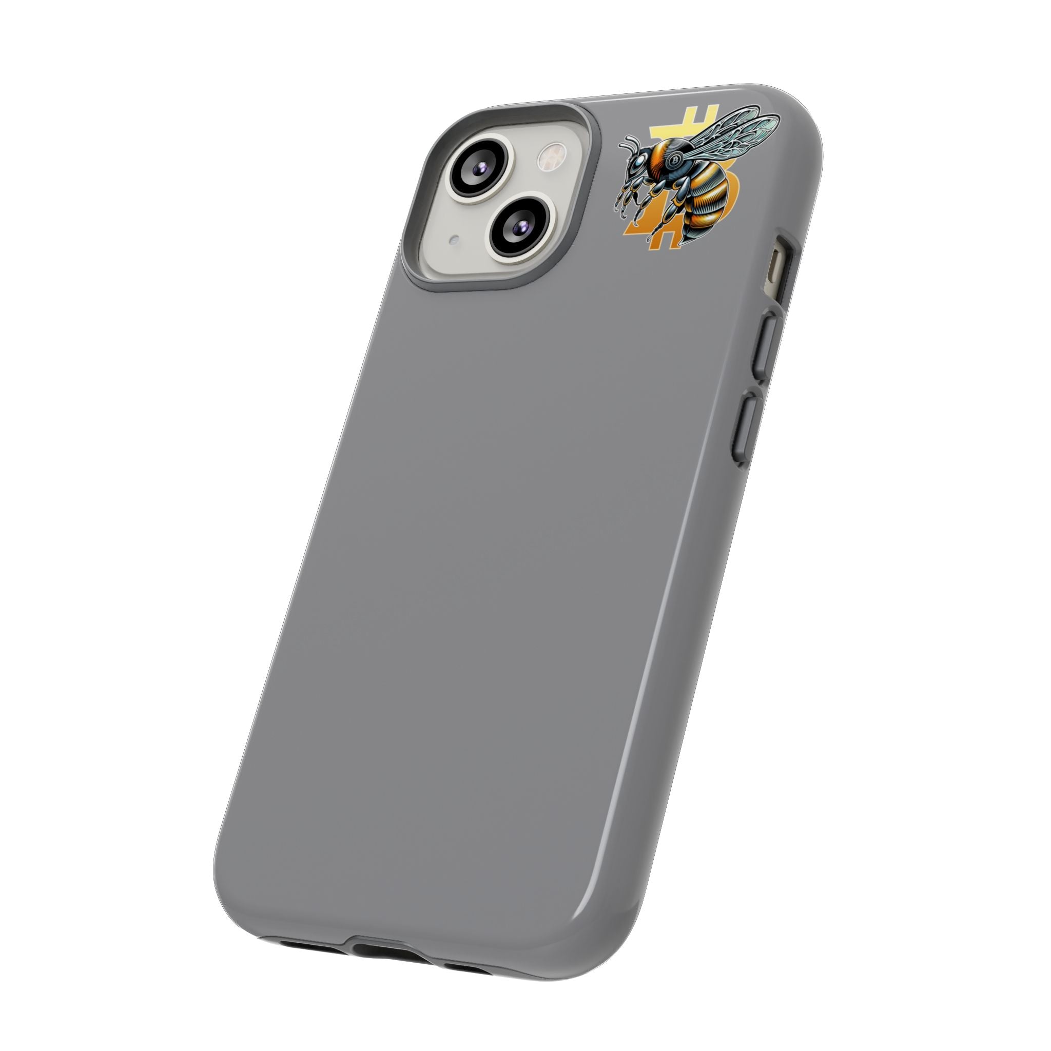 "CypherHornet-Bitcoin" Tough Phone Case — Protective Hard Shell Case with Honeycomb Accent | Crypto Gift