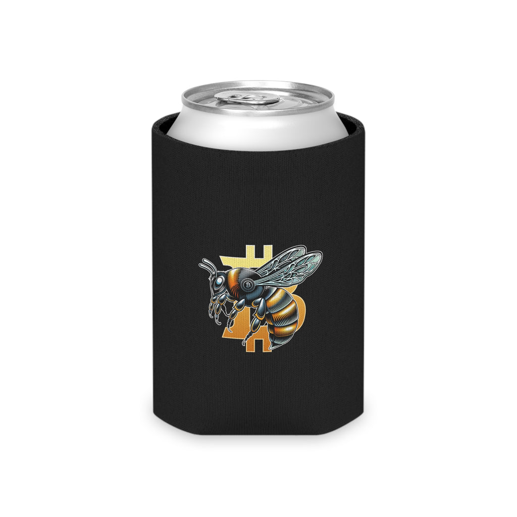 Bitcoin/Cypherhornet - Custom Logo Can Cooler | Black Insulated Foam Stubby Cooler | Crypto Gift 127