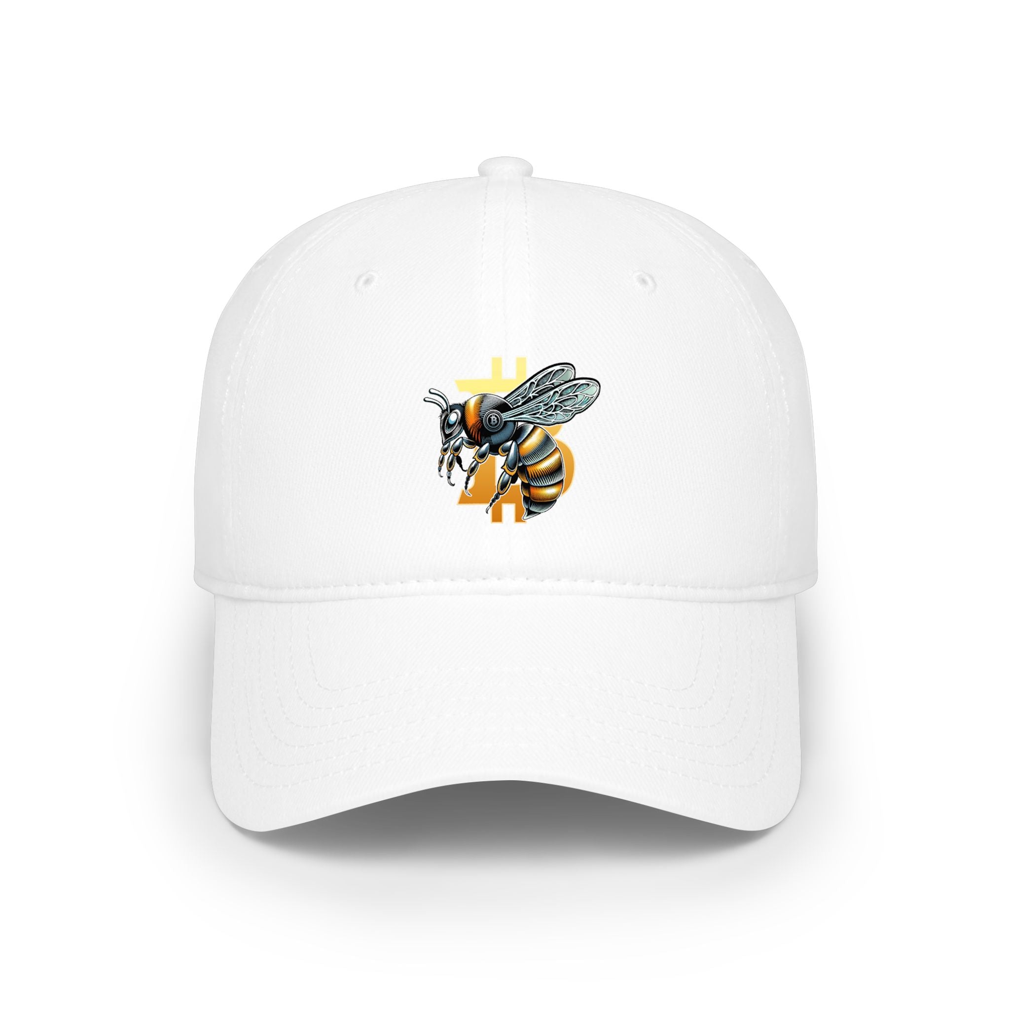 "CypherHornet-Bitcoin" Logo Cap — Modern Low Profile Baseball Hat | Crypto Gift