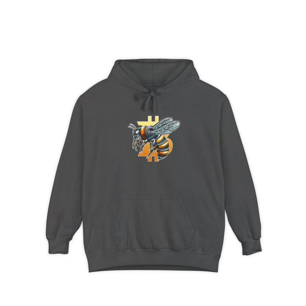 "Bitcoin/CypherHornet - Elemental Money" Bold Logo Custom Graphic Hoodie - HQ Colors Pullover |Crypto Gift 50