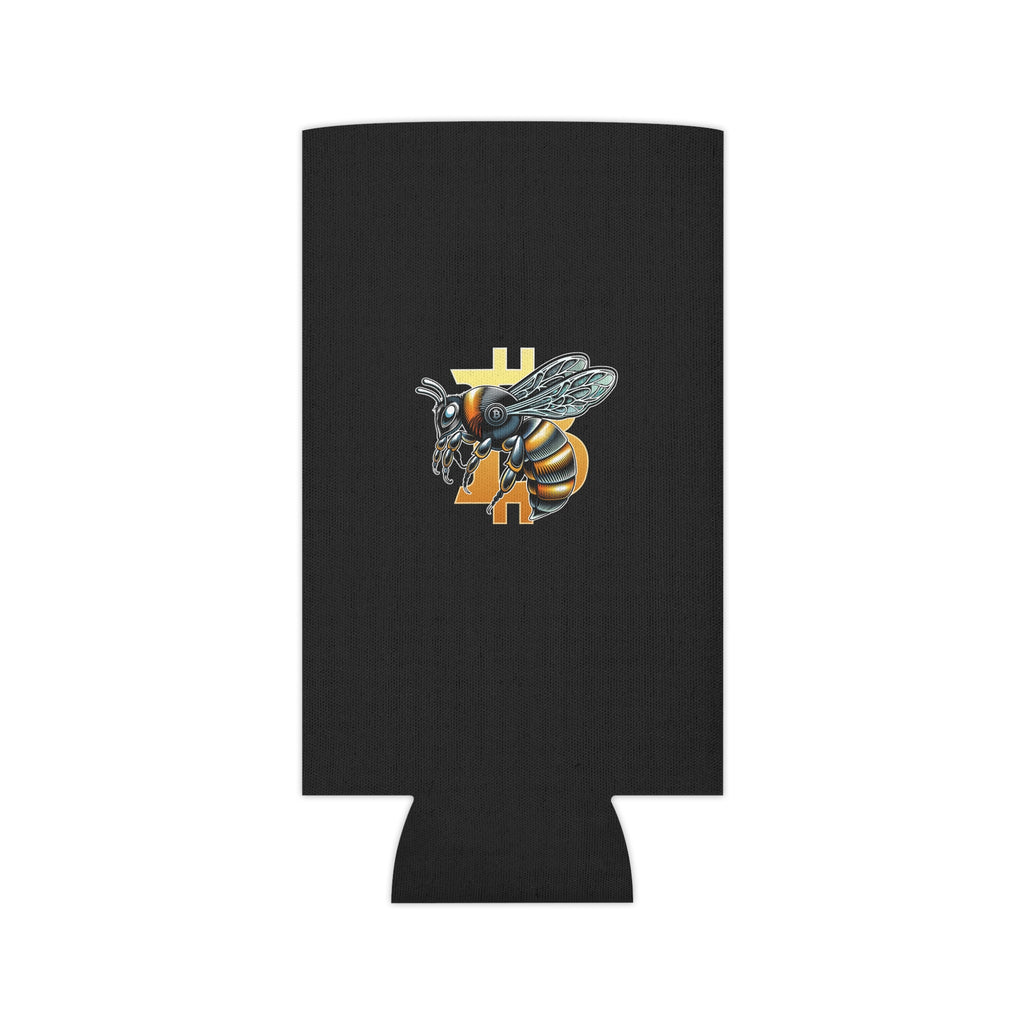 Bitcoin/Cypherhornet - Custom Logo Can Cooler | Black Insulated Foam Stubby Cooler | Crypto Gift 127