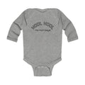 "HODL HODL ...As Mom Says" | Bitcoin Centric Long Sleeve Infant Bodysuit | Crypto Gift 194