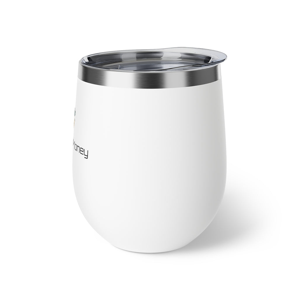 BITCOIN/Cypherhornet | "#1 Pocket Money"  | 12oz Insulated Copper Tumbler | Crypto Gift S227b