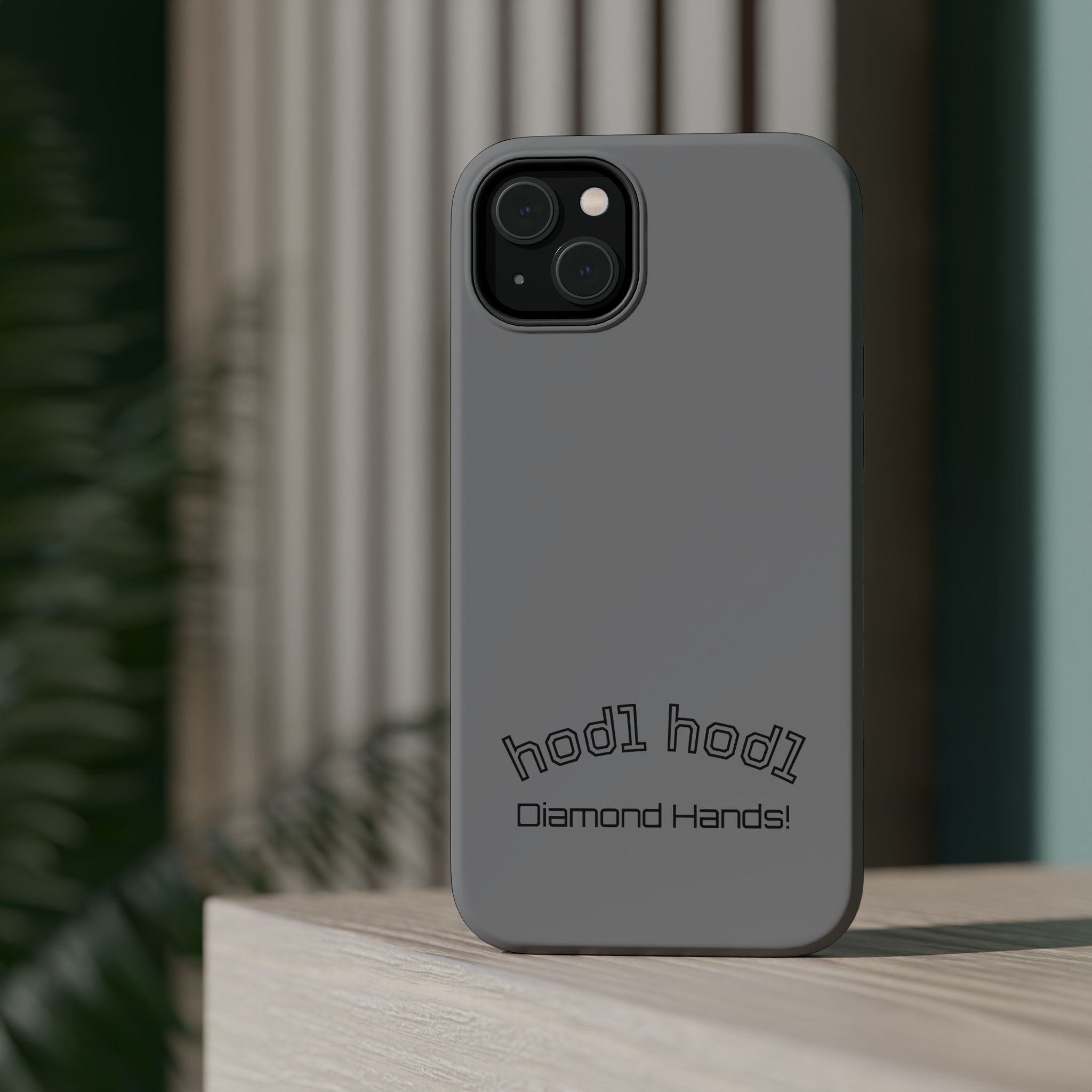 "hodl hodl Diamond Hands" Bitcoin Magnetic Impact-Resistant Phone Case