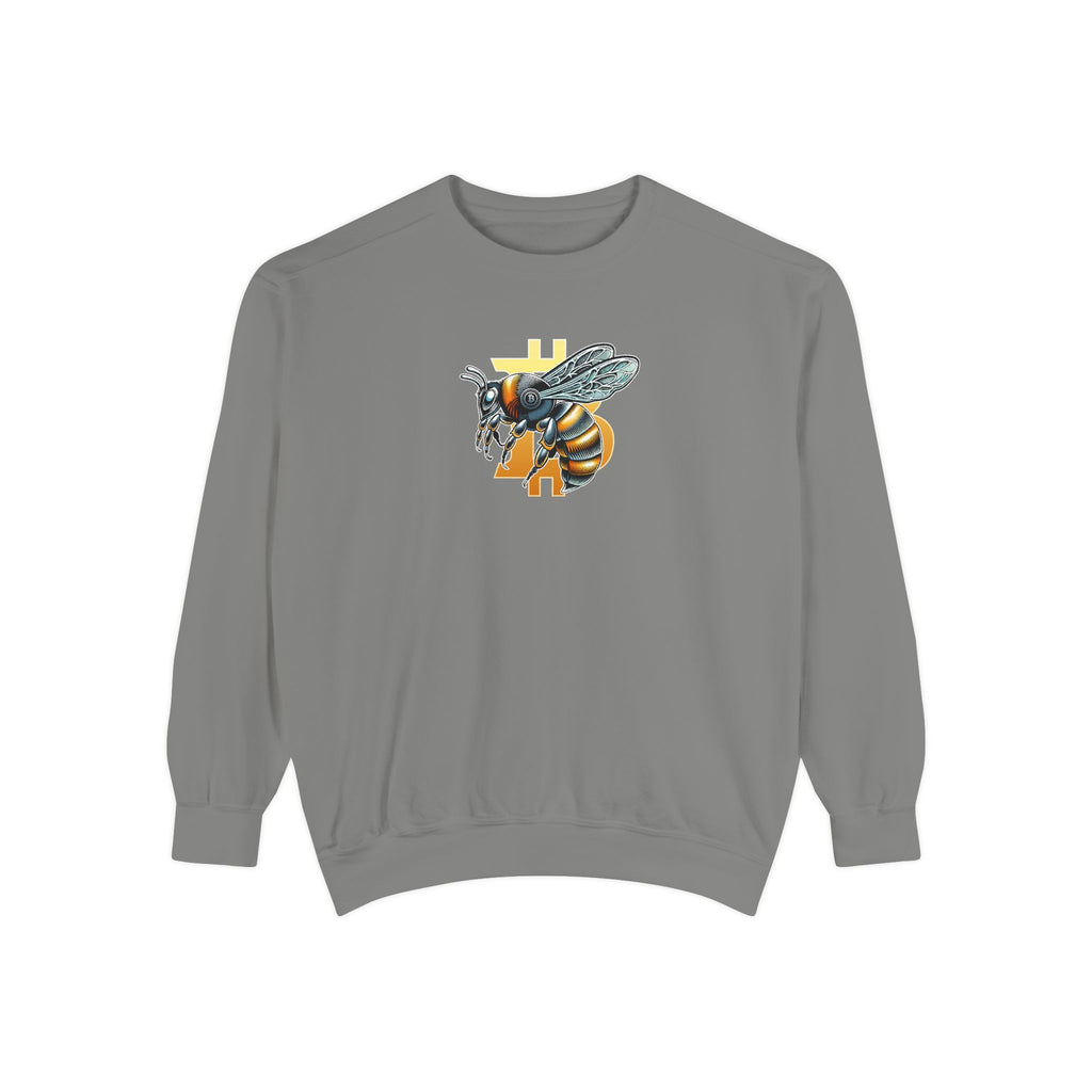 Bitcoin/CypherHornet - Bold Logo Graphic Sweatshirt — Super High Quality Comfort Color Crewneck | Crypto Gift 46