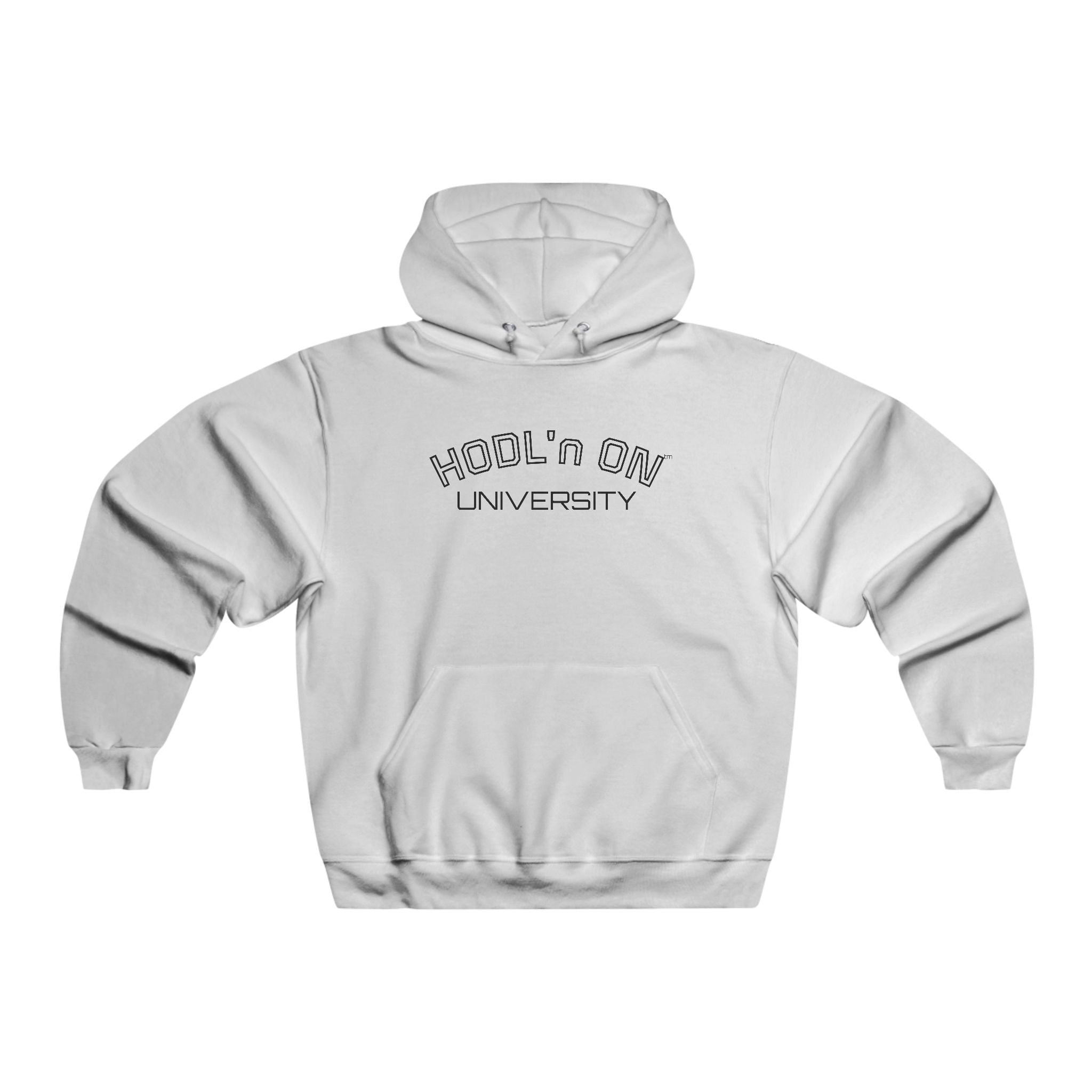 HODL'n ON Bitcoin University Spring or Fall Unisex Hoodie | Crypto Gift