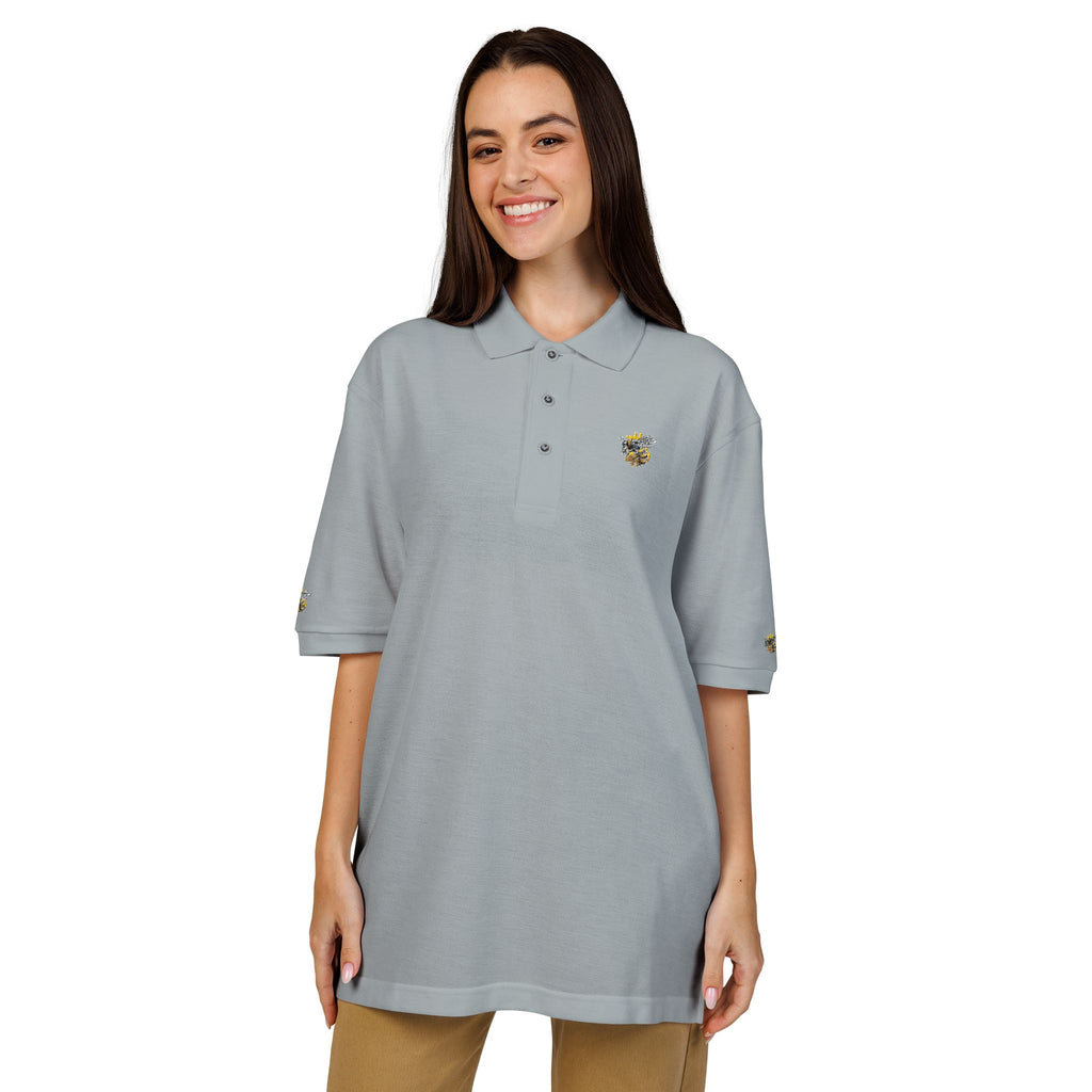 Bitcoin/CypherHornet | Custom Embroidered, Discrete Scale,  Port Authority Coastal Turtle Polo | Clubhouse Wear | Crypto Gift 171