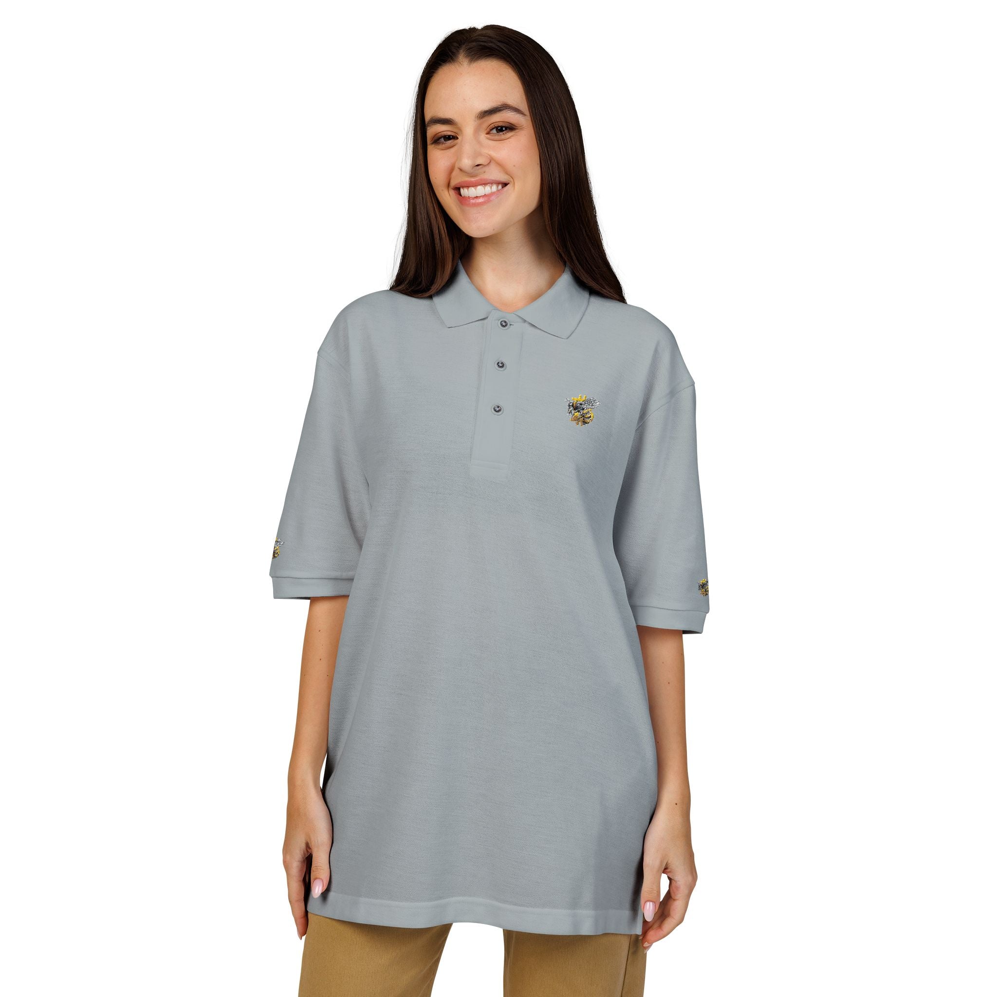 Bitcoin/CypherHornet | Custom Embroidered, Discrete Scale,  Port Authority Coastal Turtle Polo | Clubhouse Wear | Crypto Gift 171