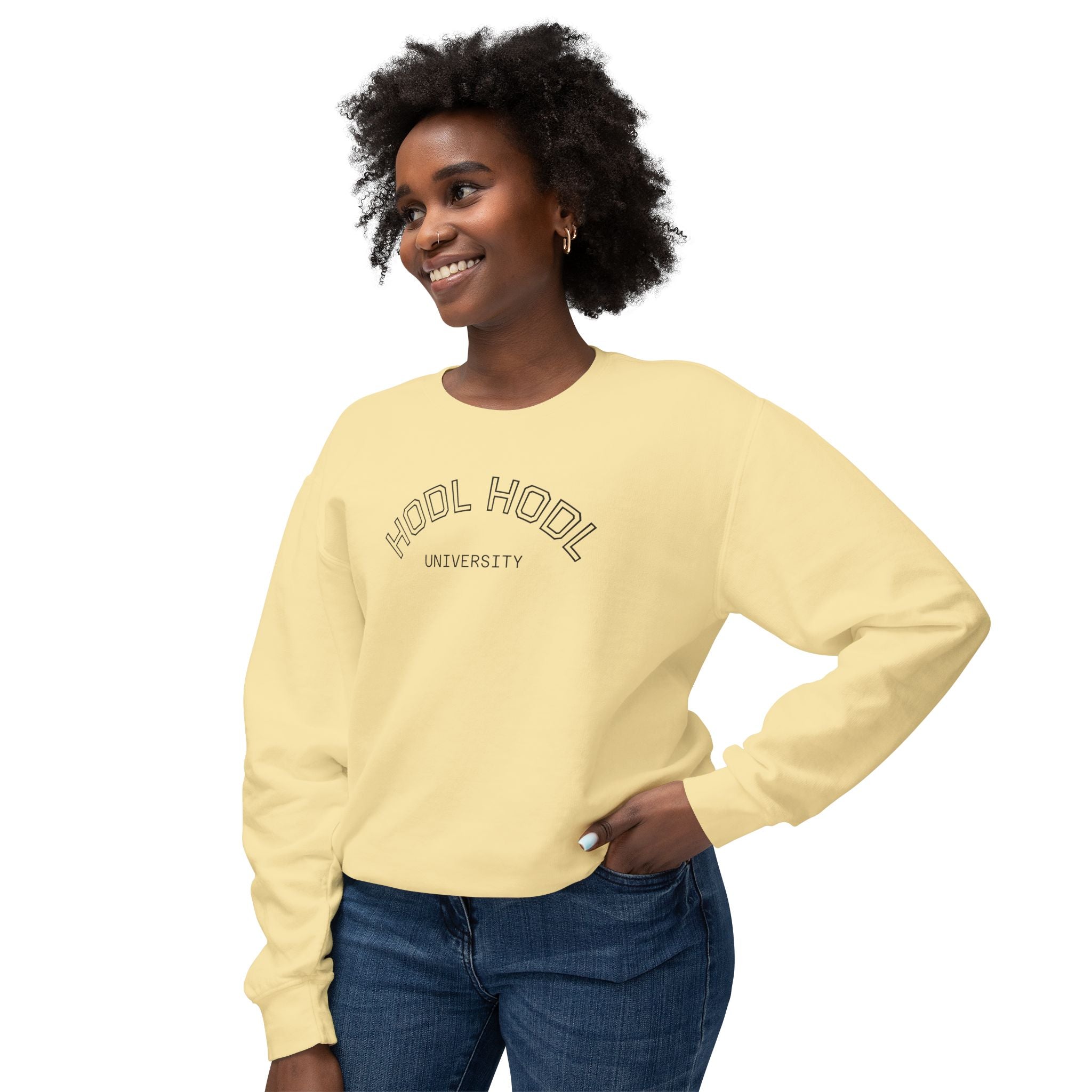 "HODL HODL University" Unisex Crewneck Sweatshirt