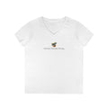 Bitcoin/Cypherhornet | "Perfect Pocket Money" | Custom Logo |  Ladies V-Neck Tee | Crypto Gift S120b