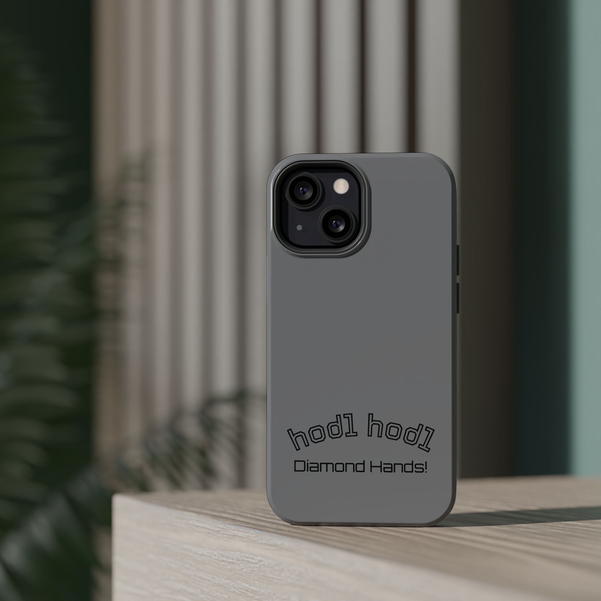 "hodl hodl Diamond Hands" Bitcoin Magnetic Impact-Resistant Phone Case