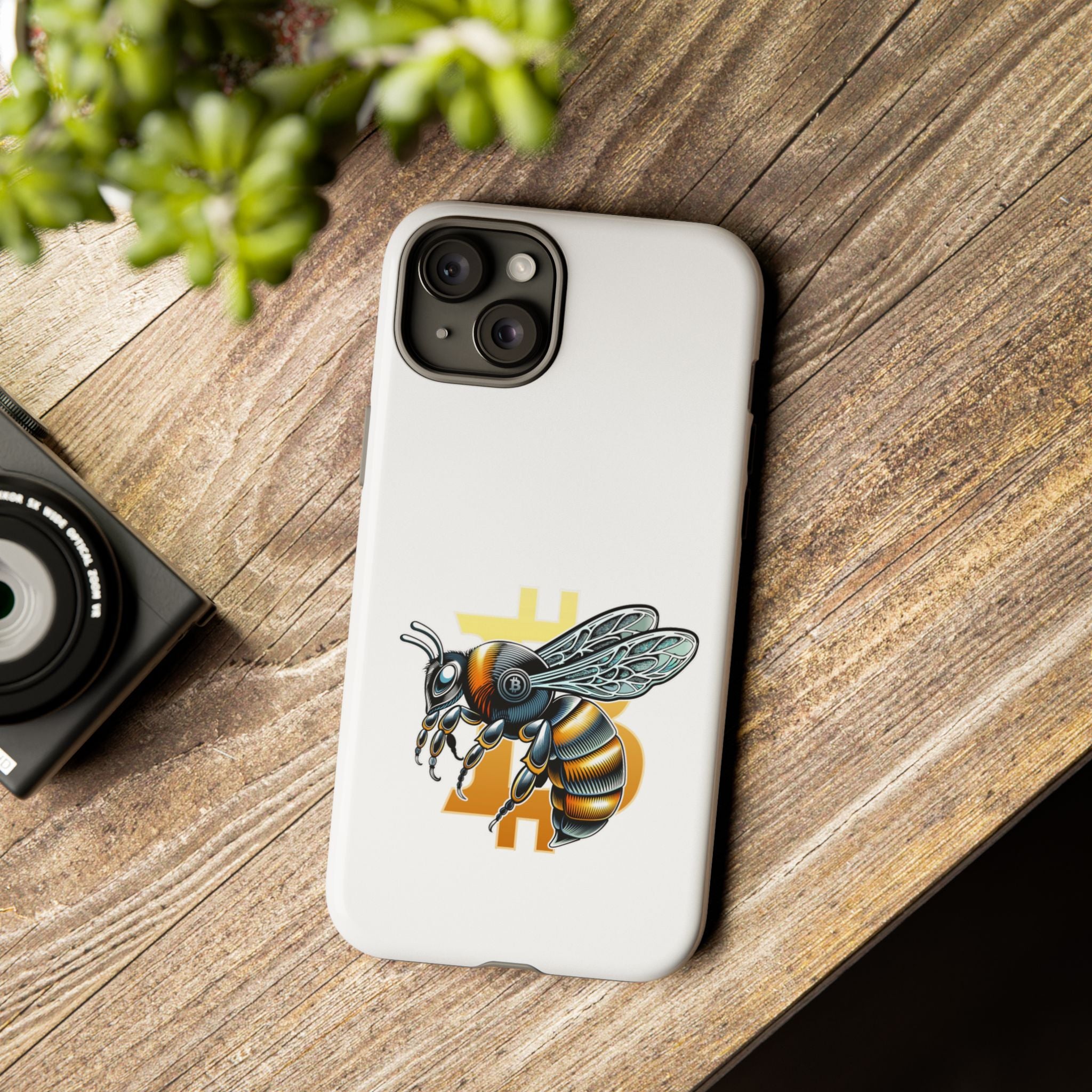 "CypherHornet-Bitcoin" Phone Case — Crypto Honeycomb Protective Tough Case | Crypto Gift