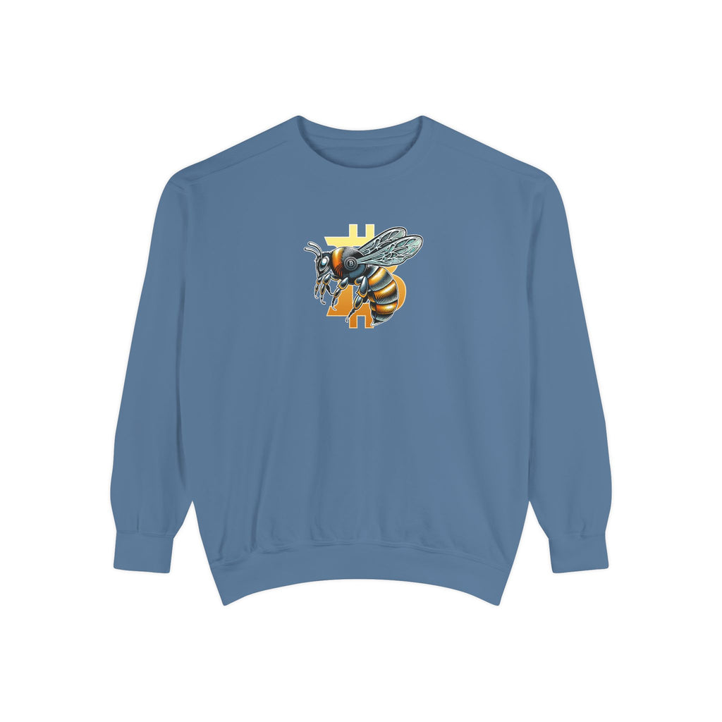 Bitcoin/CypherHornet - Bold Logo Graphic Sweatshirt — Super High Quality Comfort Color Crewneck | Crypto Gift 46