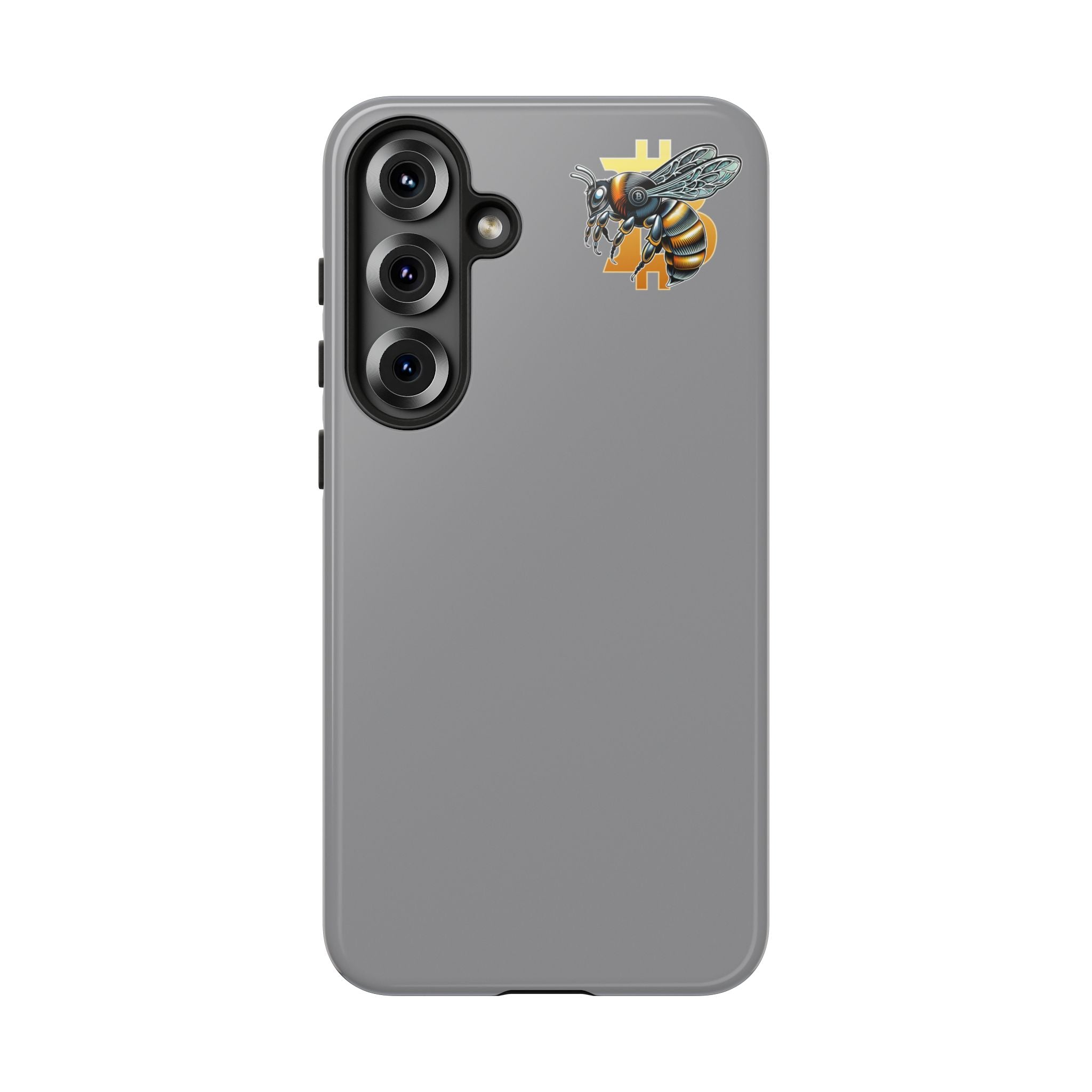 "CypherHornet-Bitcoin" Tough Phone Case — Protective Hard Shell Case with Honeycomb Accent | Crypto Gift