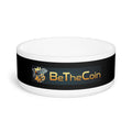 "CryptoHornet-Bitcoin", BeTheCoin Pet Bowl — Cryptocurrency-Themed Dog & Cat Feeding Dish | Crypto Gift