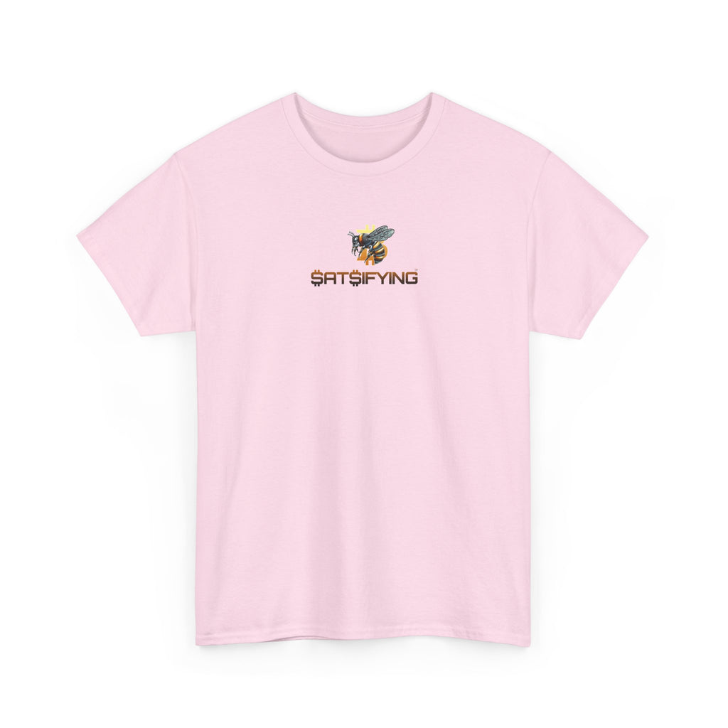 Bitcoin/Cypherhornet "$At$IFYING" | Minimalist Custom Crypto Logo Graphic Tee — Futuristic Tech Typography T-Shirt | Crypto Gift #S91b