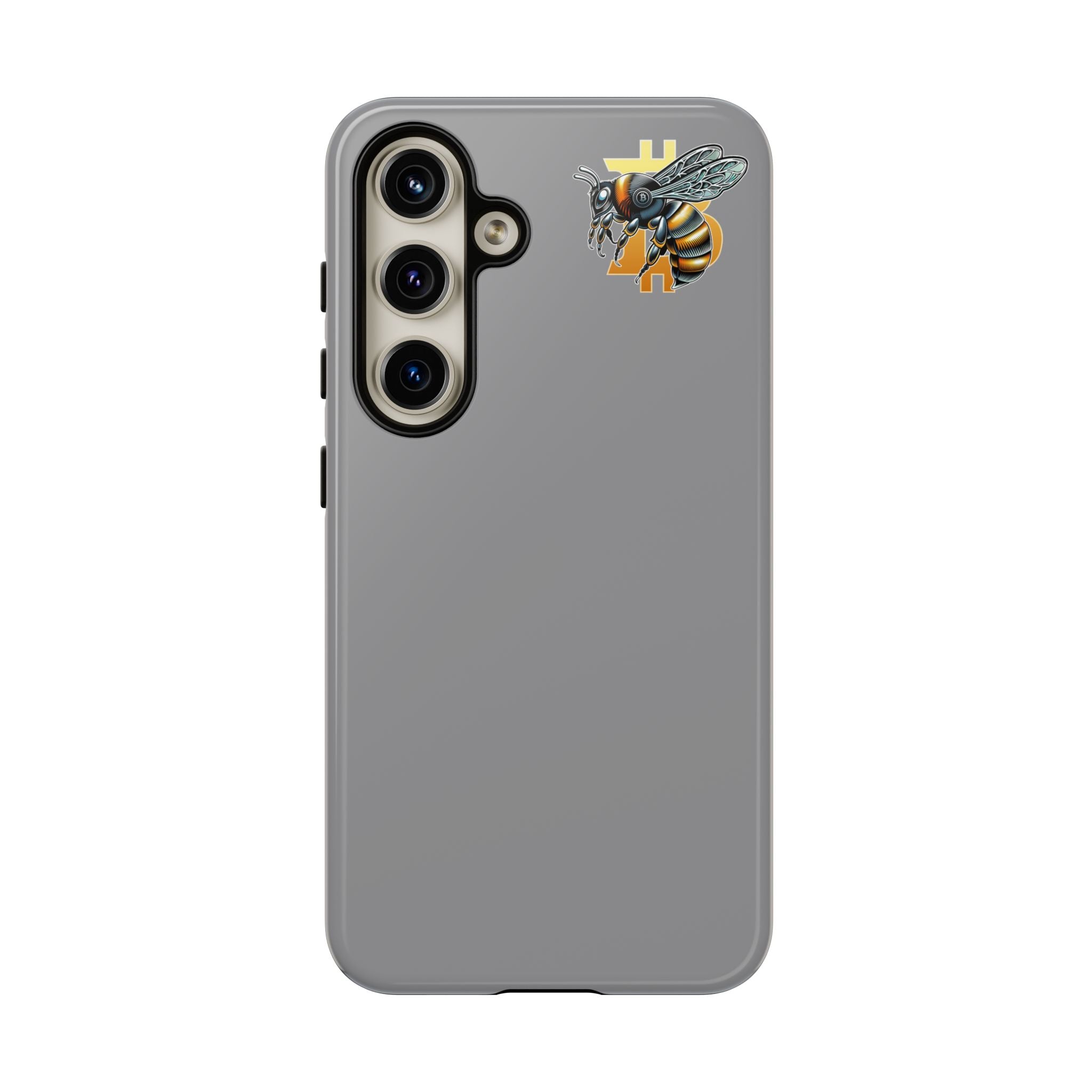 "CypherHornet-Bitcoin" Tough Phone Case — Protective Hard Shell Case with Honeycomb Accent | Crypto Gift