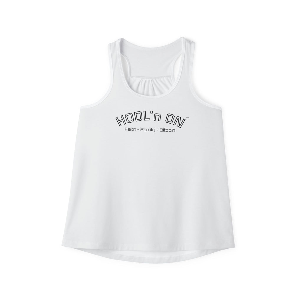 "HODL'n On  Faith - Family - Bitcoin"  Women's Tank Top | Crypto Gift
