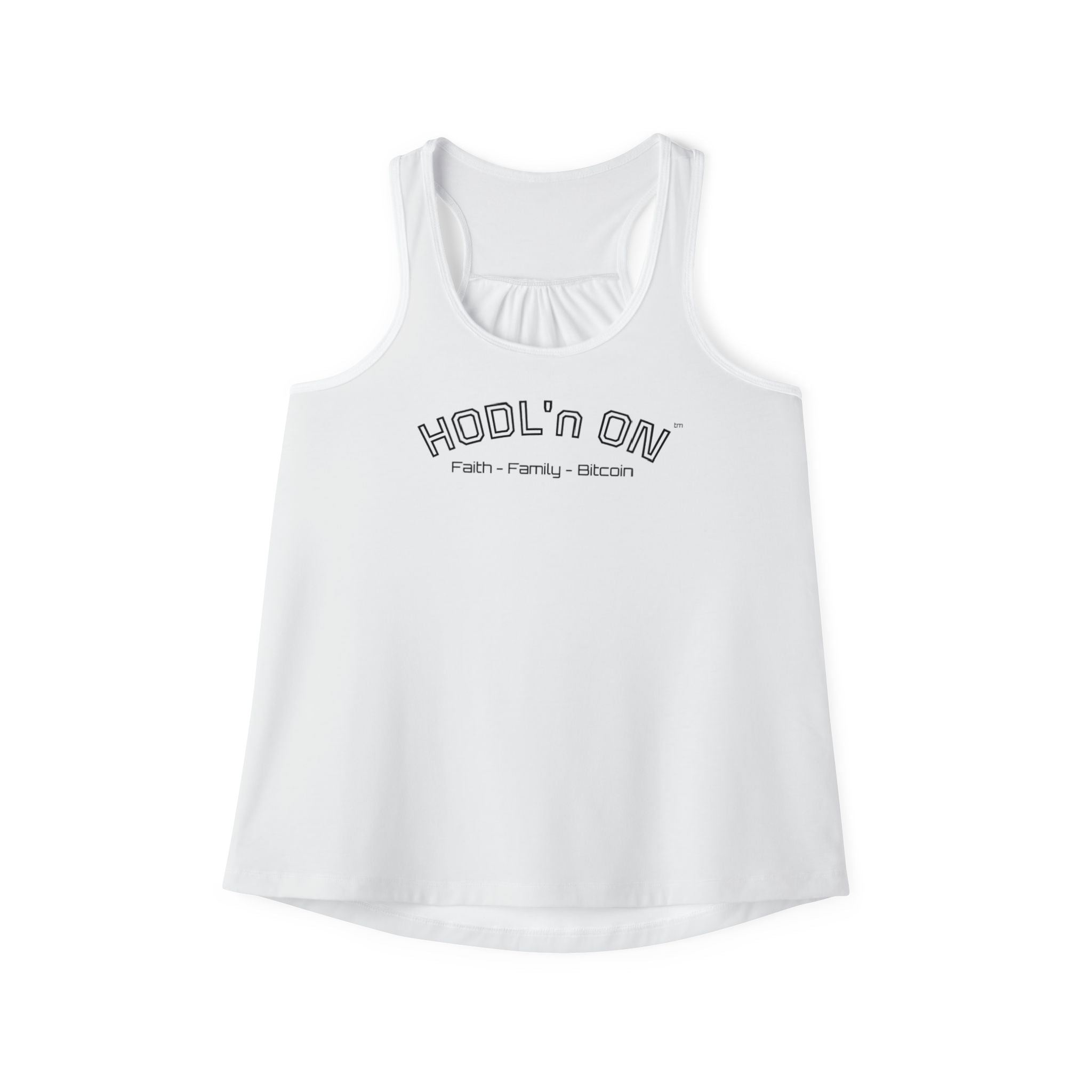 "HODL'n On  Faith - Family - Bitcoin"  Women's Tank Top | Crypto Gift