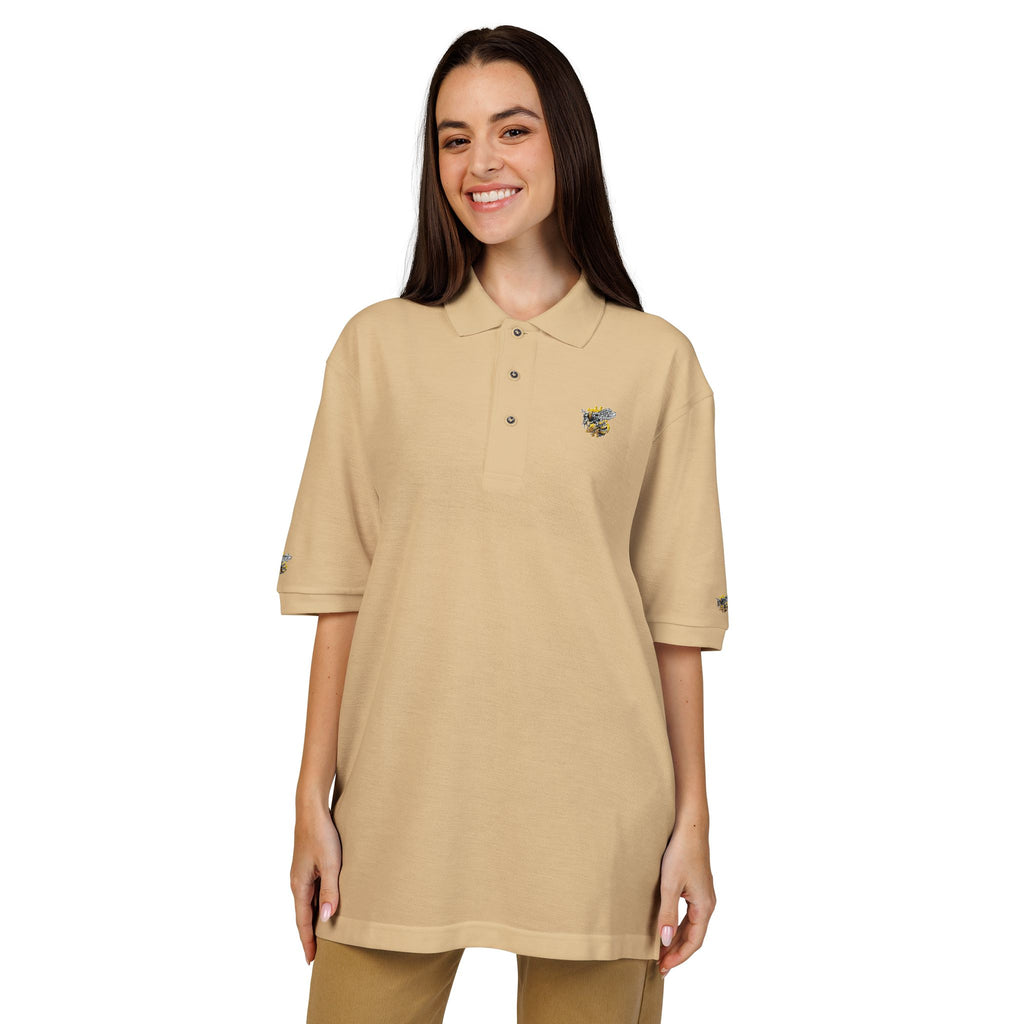 Bitcoin/CypherHornet | Custom Embroidered, Discrete Scale,  Port Authority Coastal Turtle Polo | Clubhouse Wear | Crypto Gift 171