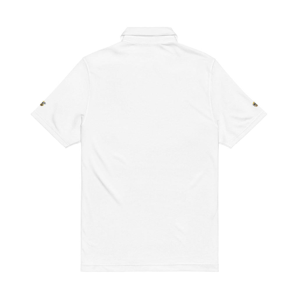 CypherHornet/Bitcoin Embroidered White Under Armour Men's Polo - Performance Golf & Casual Shirt | Clubhouse Wear