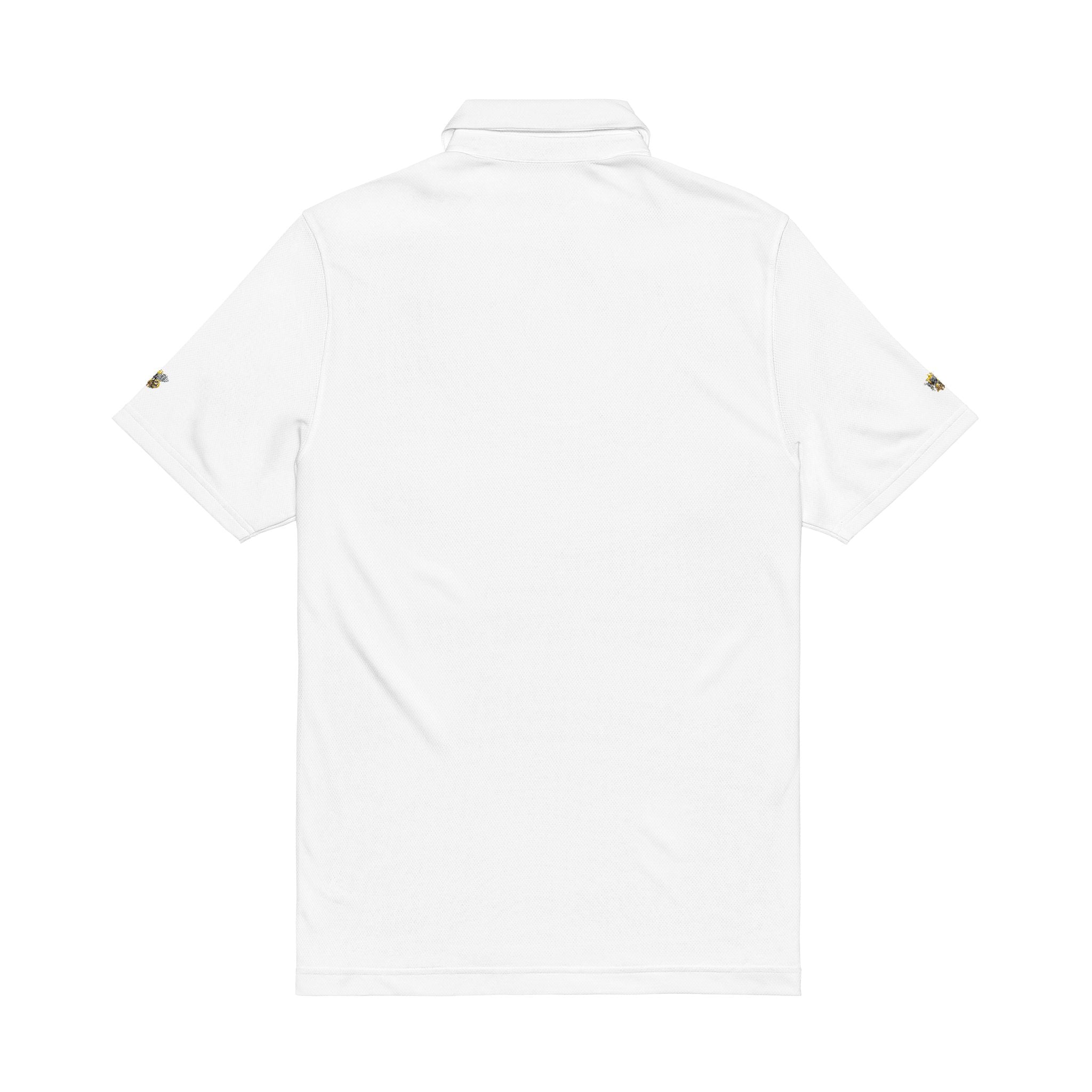 CypherHornet/Bitcoin Embroidered White Under Armour Men's Polo - Performance Golf & Casual Shirt | Clubhouse Wear