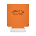 "HODL'n ON Class of 2026" Bitcoin Can Cooler Sleeve — Orange Neoprene Beer Koozie | Crypto Gift