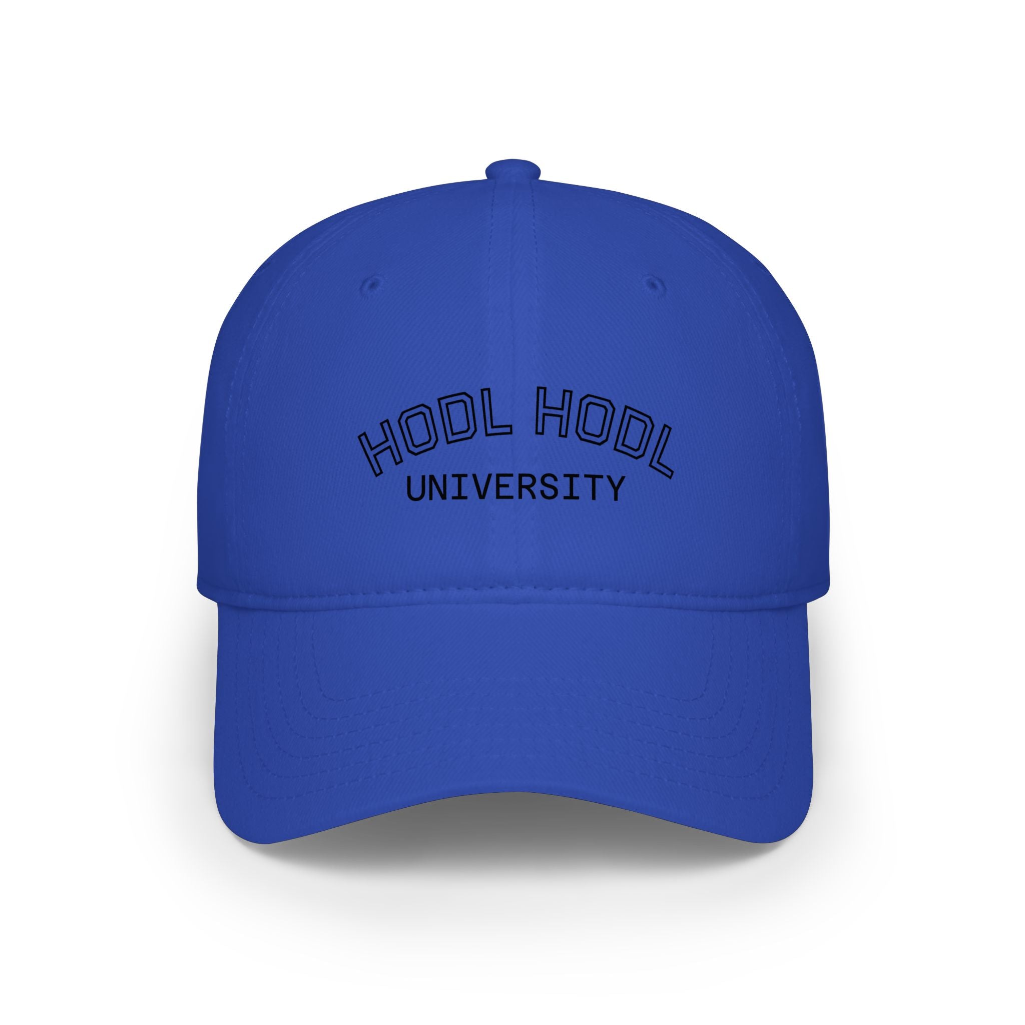HODL HODL University Baseball Cap — Crypto Investor Low Profile Hat