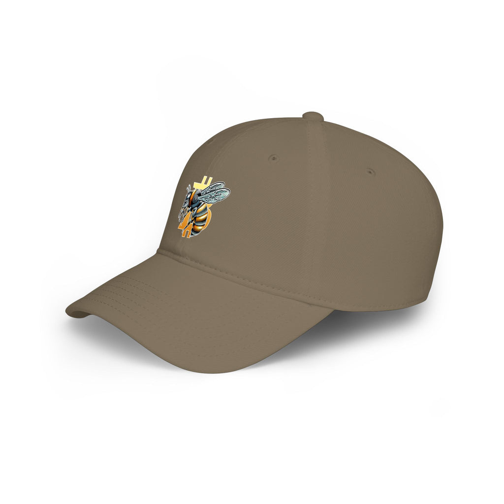 "Bitcoin/CypherHornet" | Embroidered Bold Custom Logo Cap — Everyday Modern Low Profile Baseball Hat | Crypto Gift 151