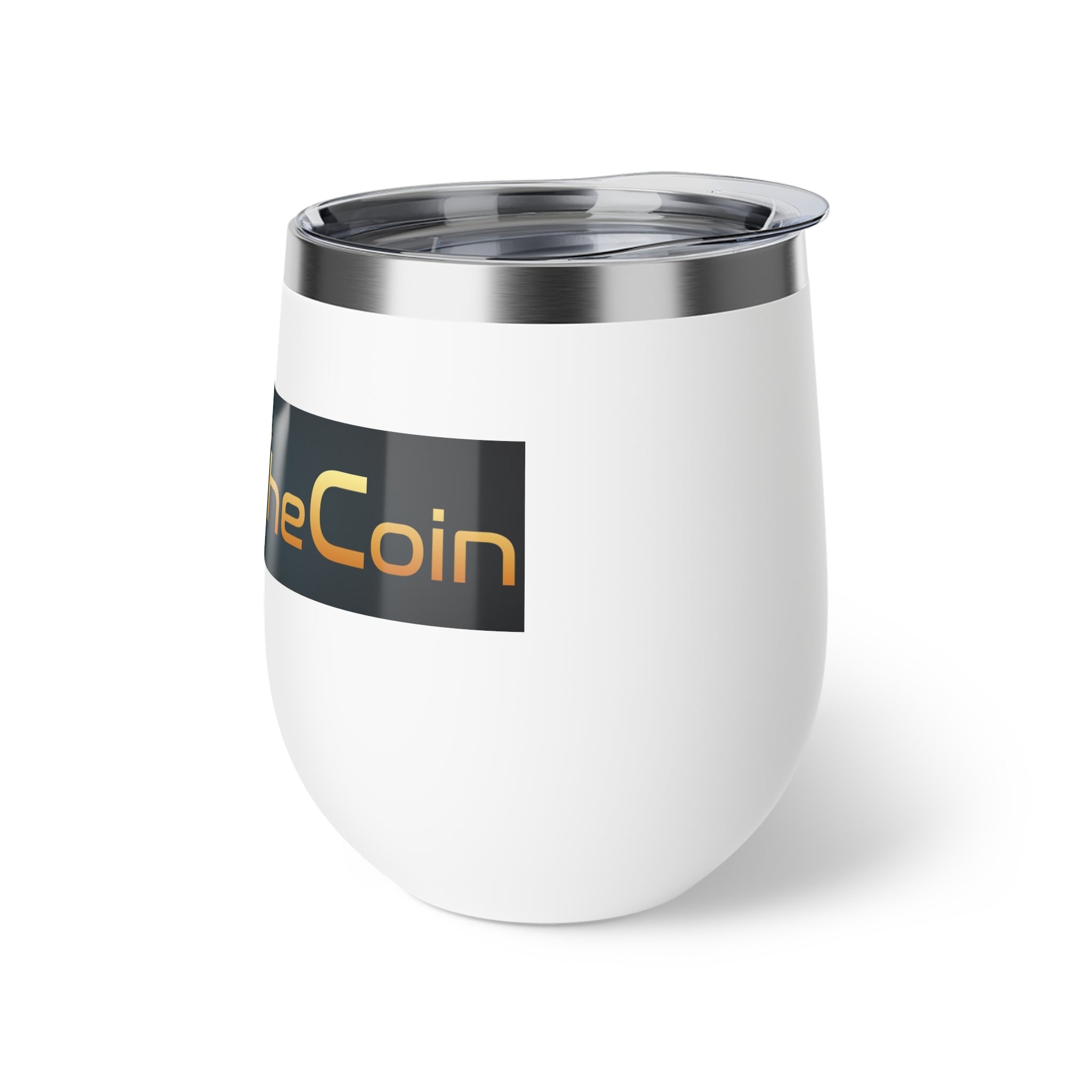 "CypherHornet-BeTheCoin"  Bitcoin 12oz Insulated Copper Tumbler | Crypto Gift