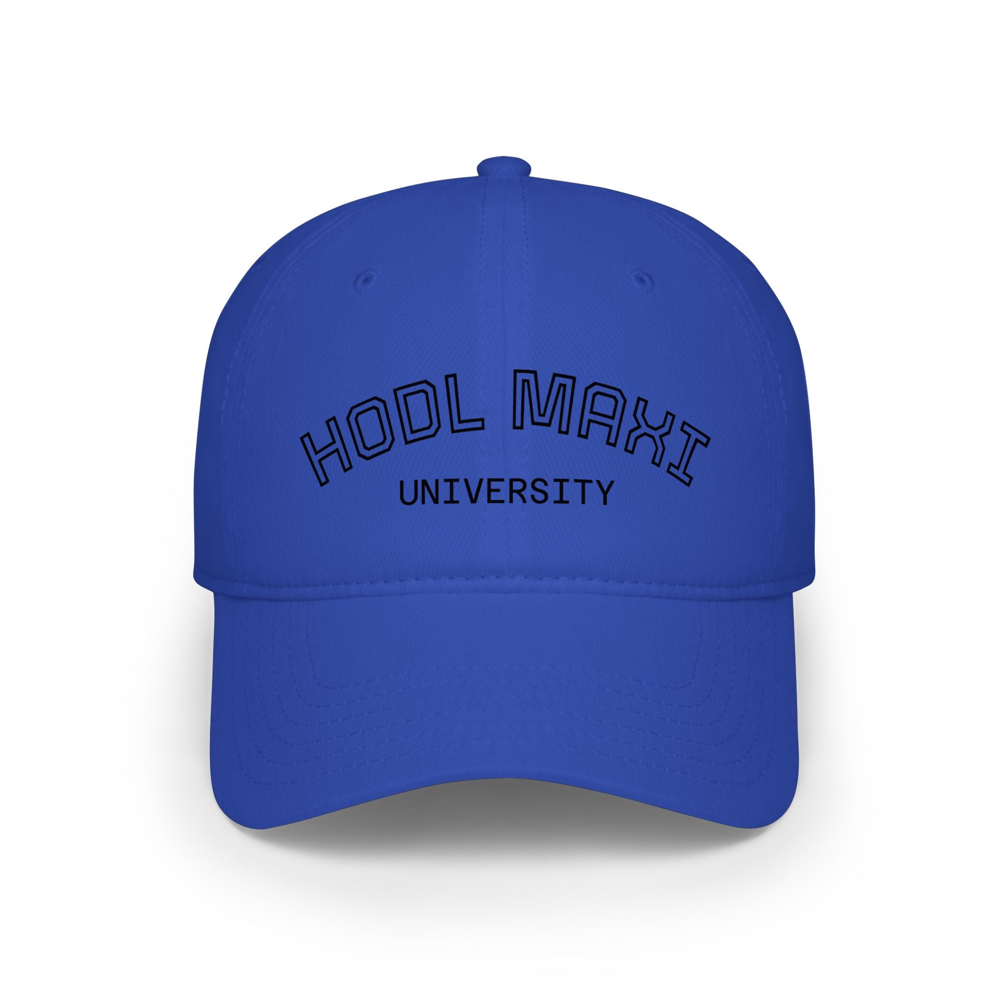 HODL MAXI University Cap — Low Profile Baseball Hat