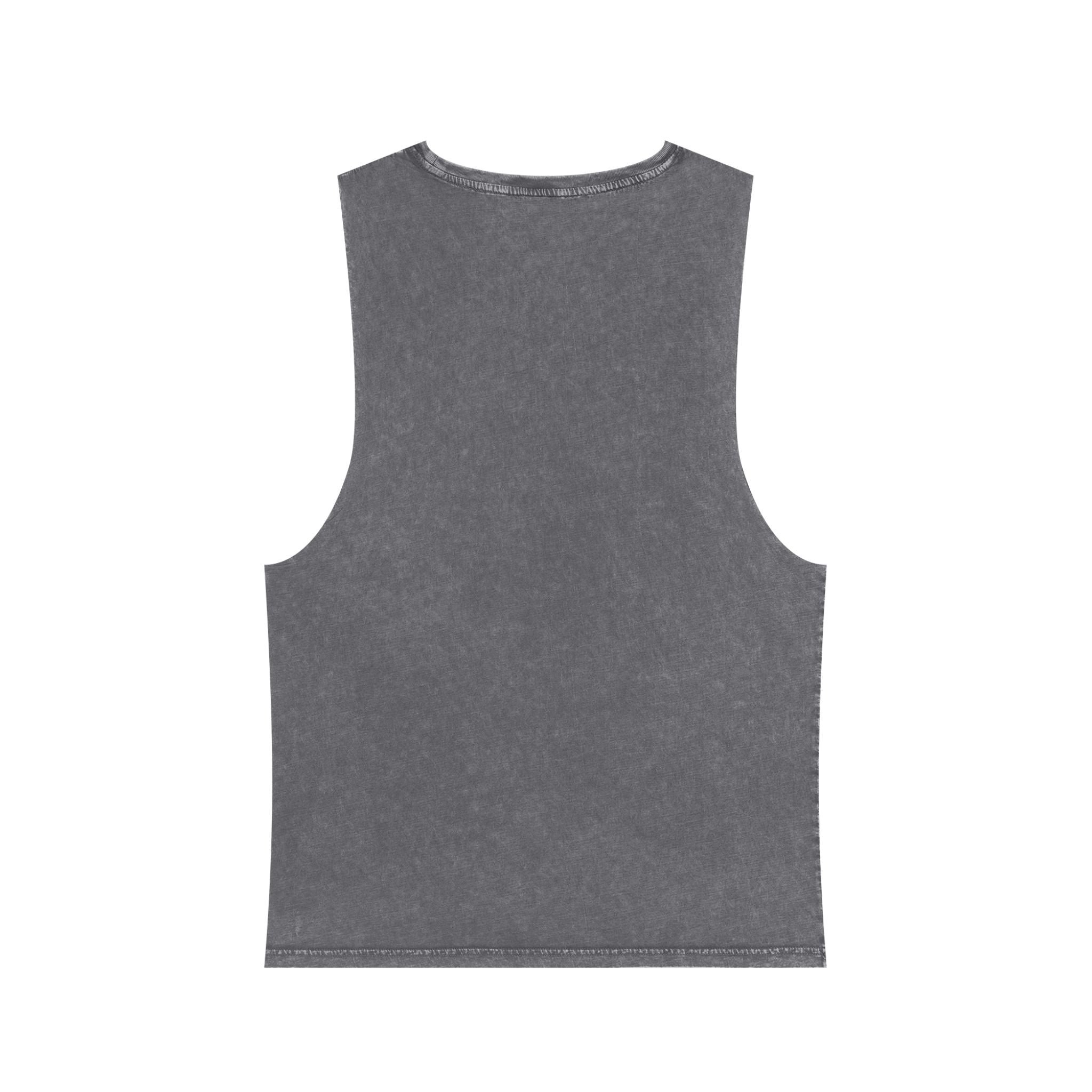 "HODL HARD - Class of 2026" Bitcoin Moon Harbor Stonewash Deep Underarm Tank Top —Washed Sleeveless Tee | Crypto Gift 14