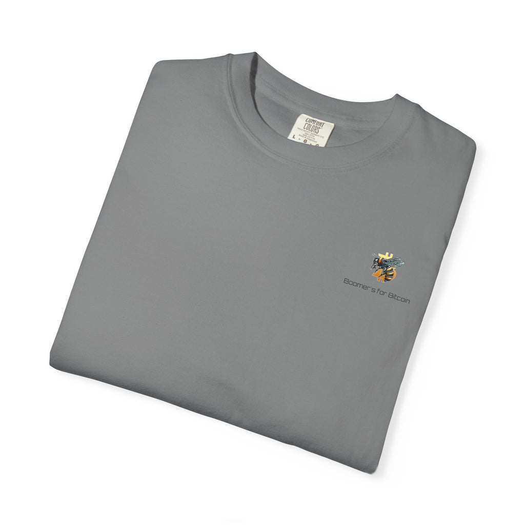 Bitcoin/CypherHornet "Boomer's for Bitcoin" | Comfy HQ Comfort Colors Custom Graphic T-Shirt | Crypto Gift #S100b