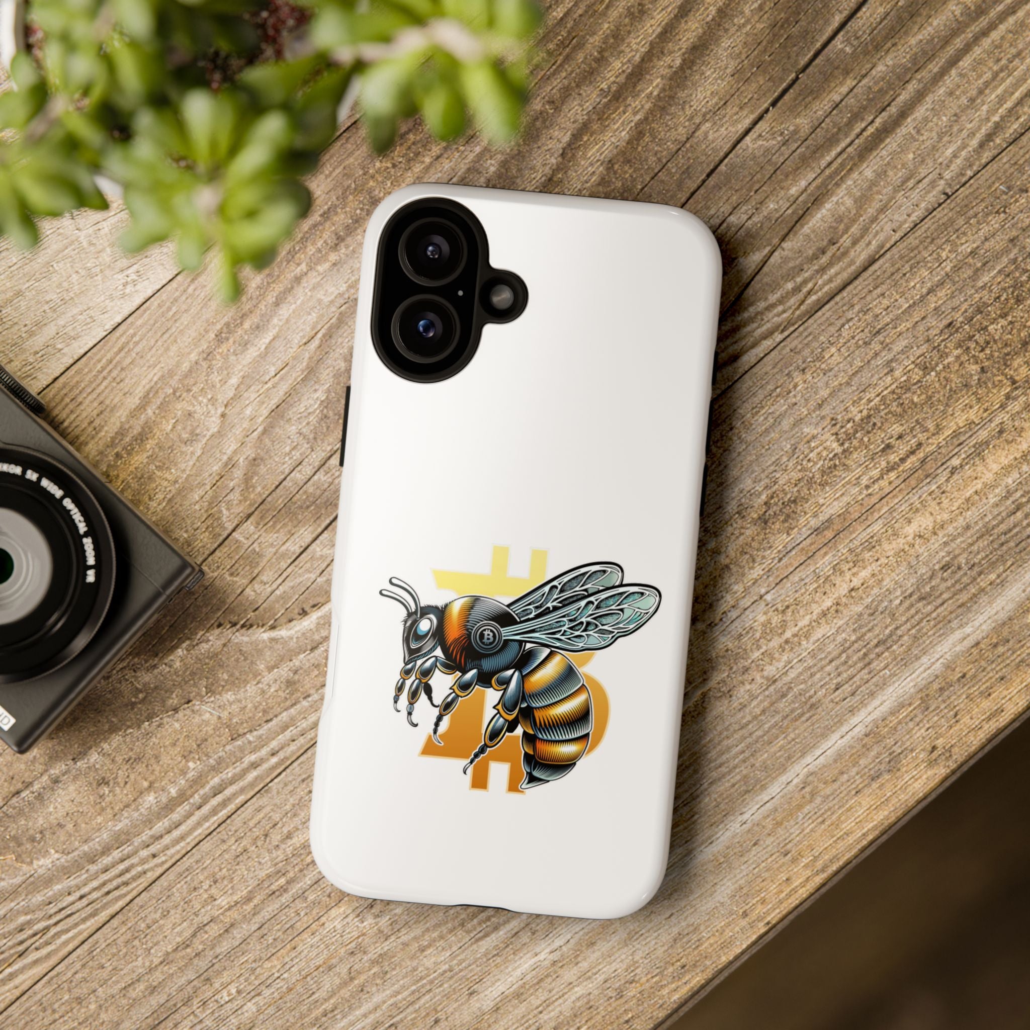 "CypherHornet-Bitcoin" Phone Case — Crypto Honeycomb Protective Tough Case | Crypto Gift