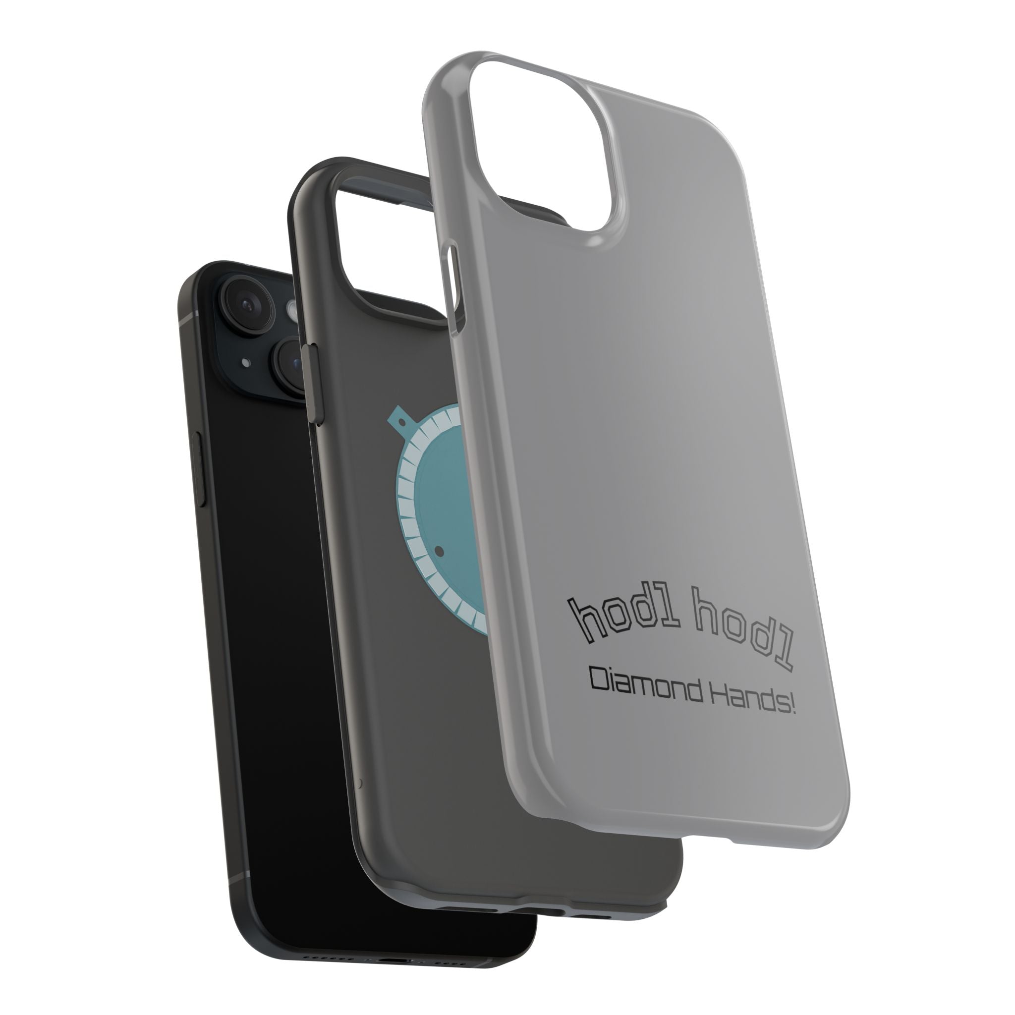 "hodl hodl Diamond Hands" Bitcoin Magnetic Impact-Resistant Phone Case