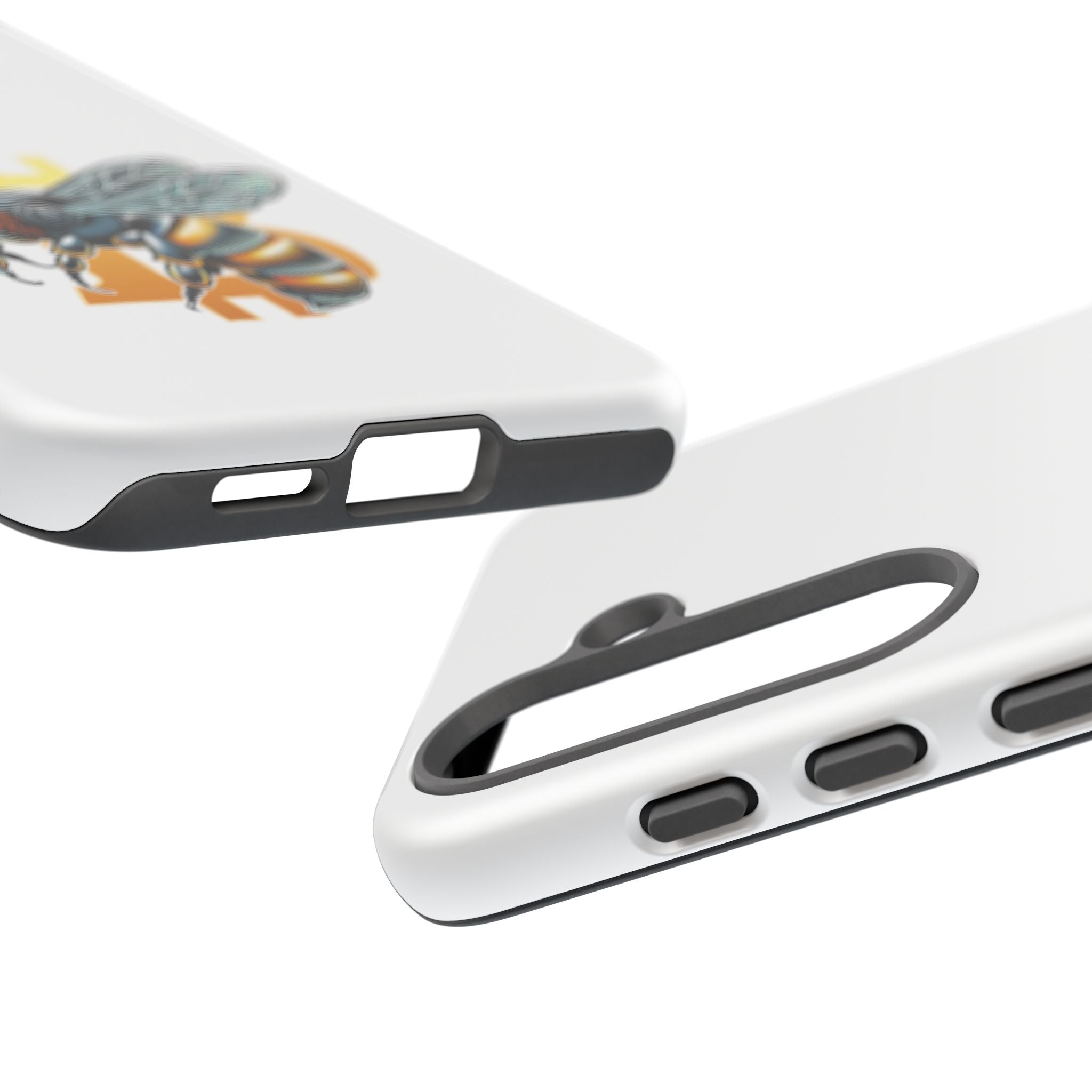 Bitcoin*Wasp Phone Case — Crypto Honeycomb Protective Tough Case | Crypto Gift